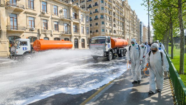 Bakıda gücləndirilmiş dezinfeksiya işləri aparılacaq