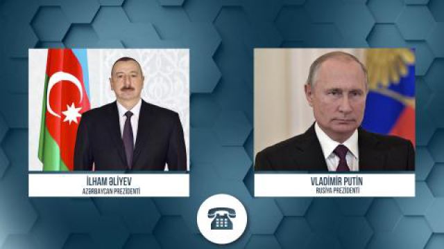 İlham Əliyevlə Vladimir Putin arasında telefon danışığı olub