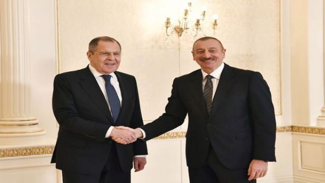 Prezident İlham Əliyev Rusiyanın xarici işlər naziri Sergey Lavrovu qəbul edib