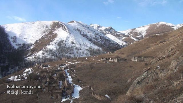 Kəlbəcərin Otaqlı kəndindən görüntülər - VİDEO