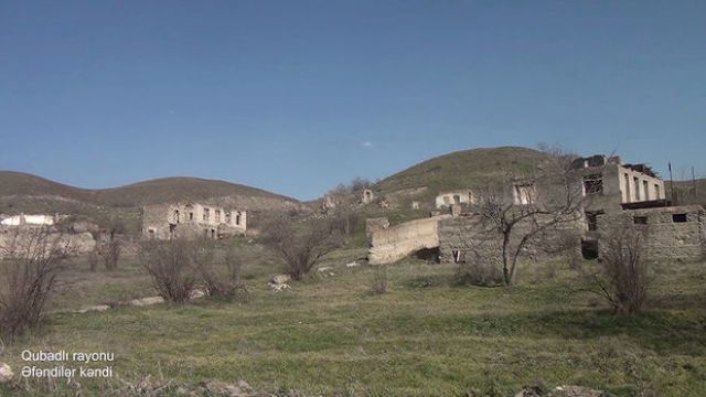 Qubadlının Əfəndilər kəndindən görüntülər - VİDEO