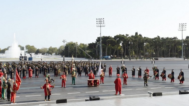 Türkiyənin Mehteran Birliyinin nümayəndələri Azərbaycana gəlib