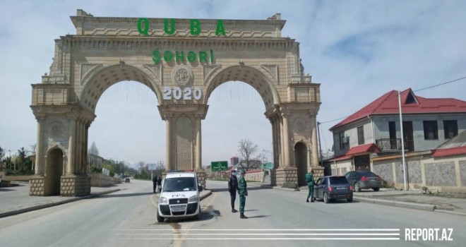 Qubanın bütün yaşayış məntəqələrində polis postları qurulub - FOTO