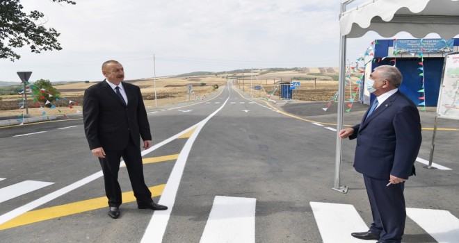 Muğanlı-İsmayıllı-Təzəkənd-Ağbulaq-Qoşakənd avtomobil yolu yenidənqurmadan sonra istifadəyə verilib