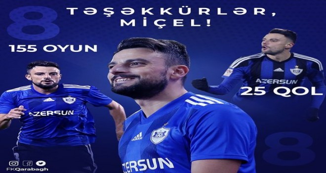 Qarabağ ispaniyalı futbolçu ilə yollarını ayırdı